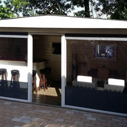 Rits screen met zichtvenster