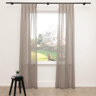 Vitrage Top Voile Taupe 21