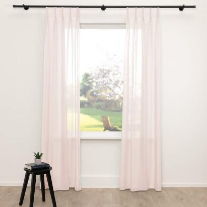 Vitrage Top Voile Lichtroze 86