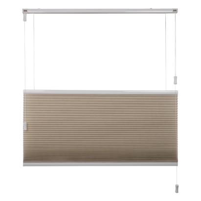 Solano duo plisségordijn | Steenbeige linnenlook 4014