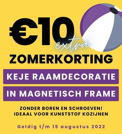 €10 EXTRA korting op Keje raamdecoratie