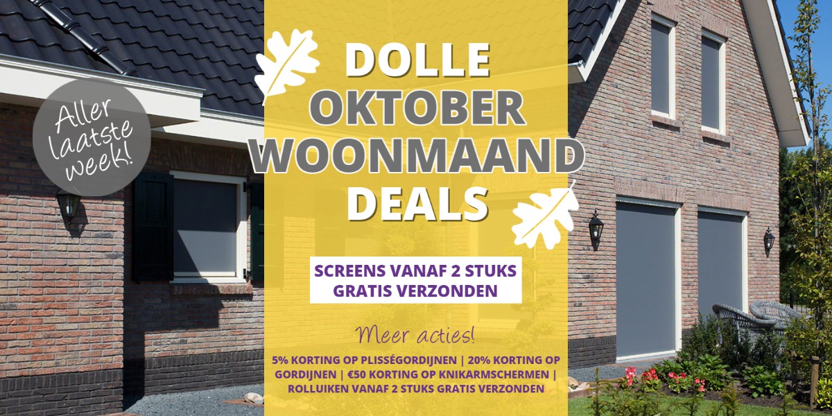 WOONMAAND 2021 (week 4) | Screens gratis verzonden vanaf 2 stuks