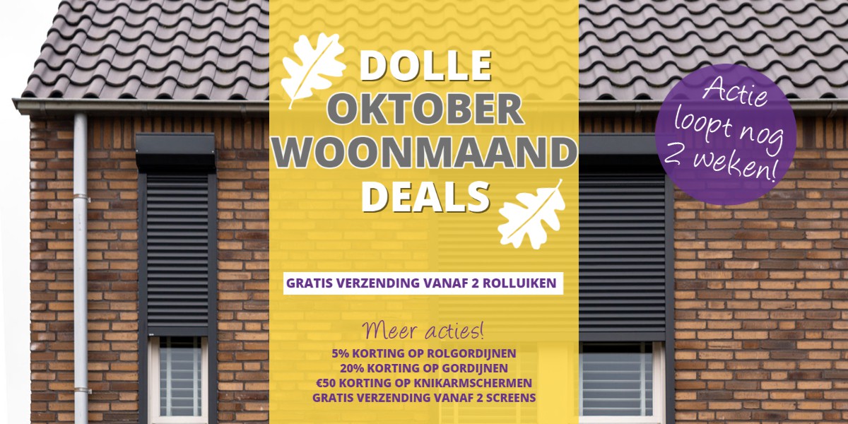 WOONMAAND 2021 (week 3) | Rolluiken gratis verzonden vanaf 2 stuks