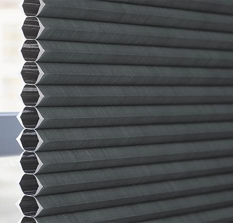 Luxaflex Architella Shades isolerende dubbele plisségordijnen zwart grijs antraciet