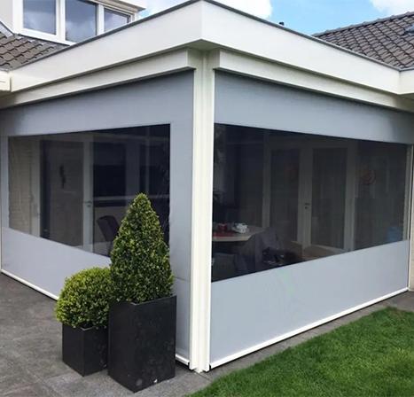 transparante screens overkapping veranda screens doorzichtig PVC folie
