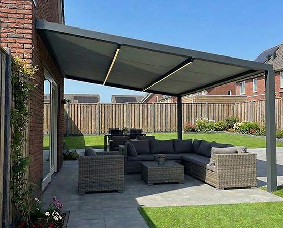 Tumba pergola met LED-verlichting