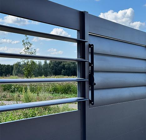 Verano® Martinique V750 aluminium schutting met kantelbare lamellen