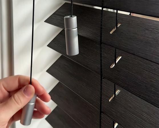 Verano® 50 mm houten jaloezieën in de kleur (Bamboe) Brown 30.1101