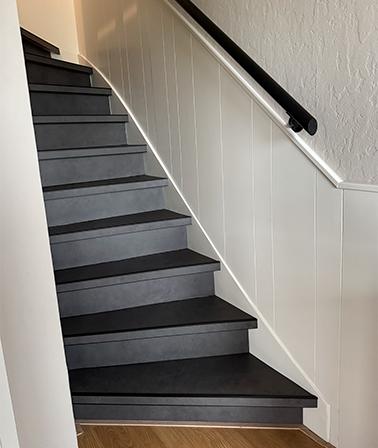 Traprenovatie Floorlife Cotap PVC Victoria anthracite