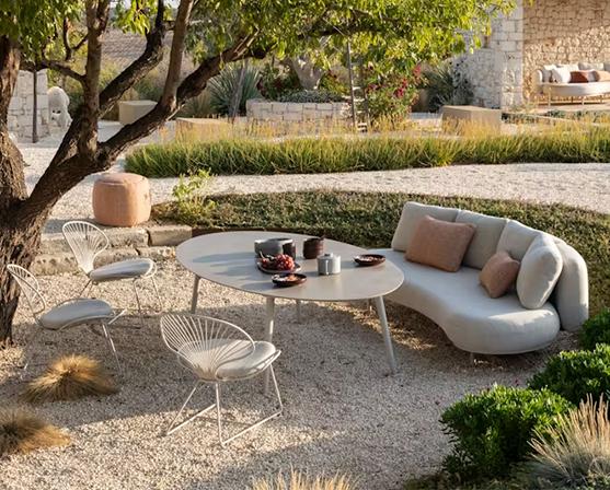 Royal botania organix low dining tuinmeubelset organische bank buiten