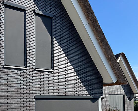 Nieuwbouwwoning met screens Solano ritsscreen smart