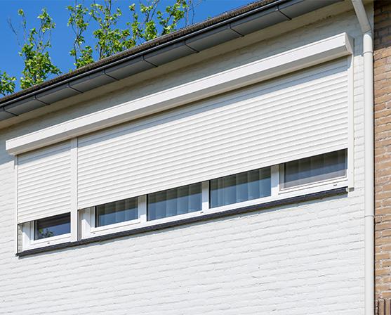 Verano® rolluik wit buitenkant raam