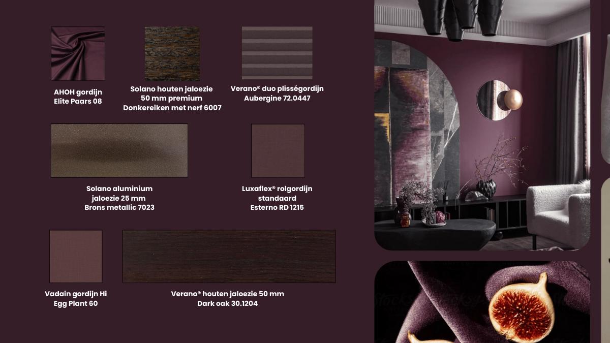Pinterest Palette 2026 Plum Noir mood board