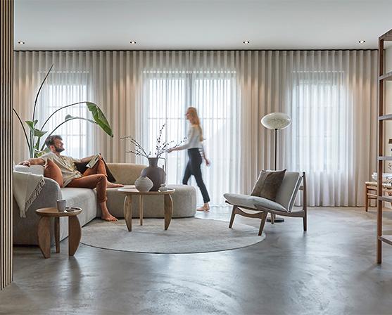 byTzum wave gordijnen plafond tot vloer A House Of Happiness Earth 14 inbetweens