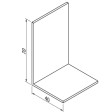 Hoekprofiel 70 x 40 x 2 