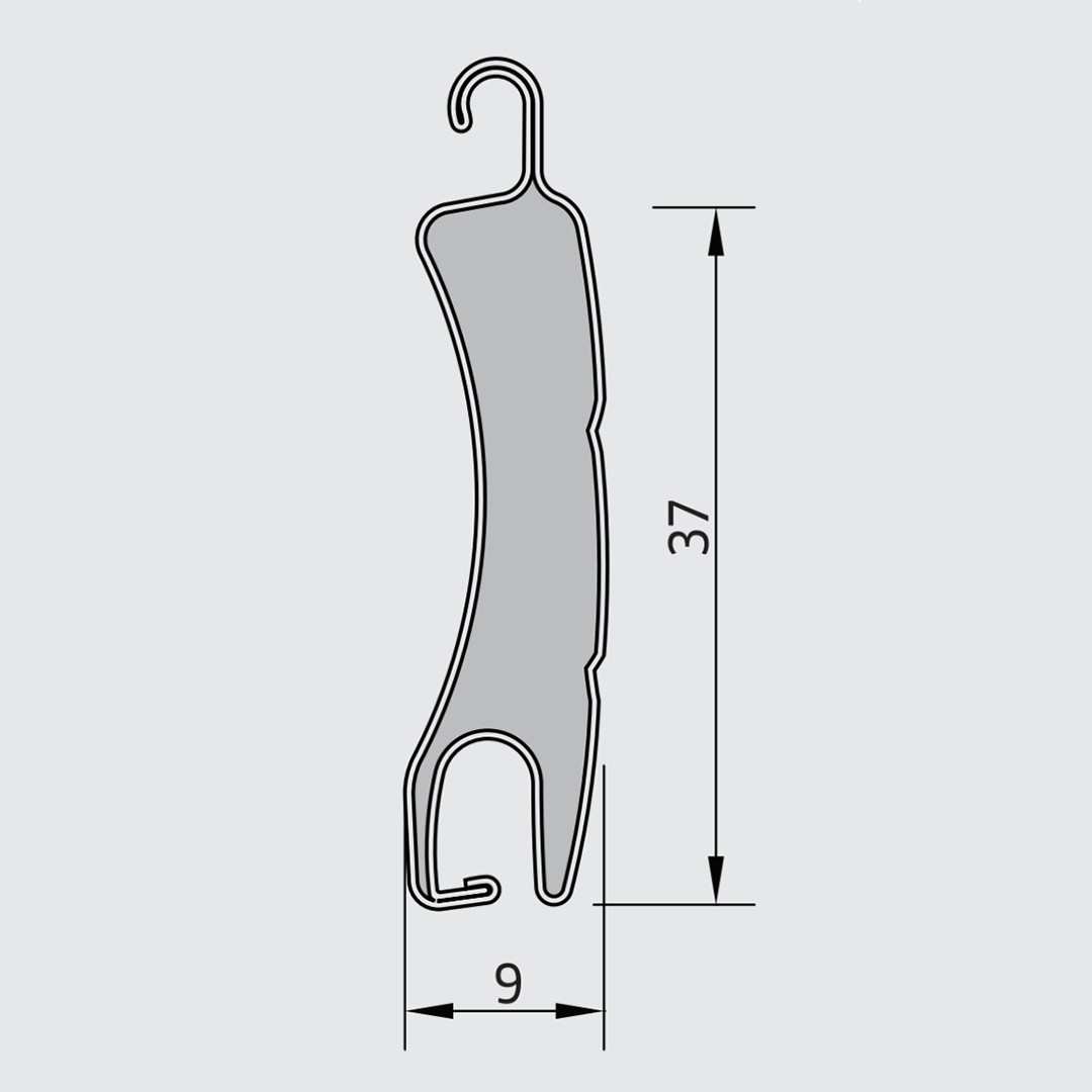 Heroal rolluik HL837 (RS37-SL)