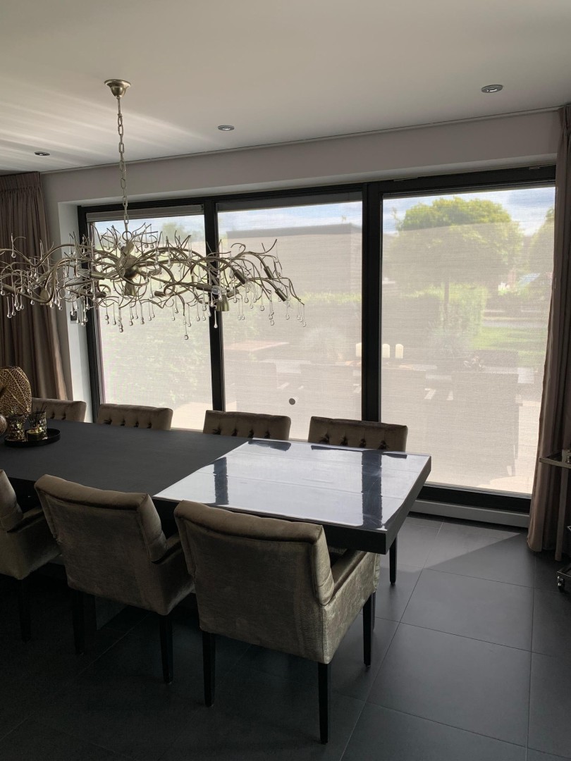 Ritsscreen comfort binnen aanzicht