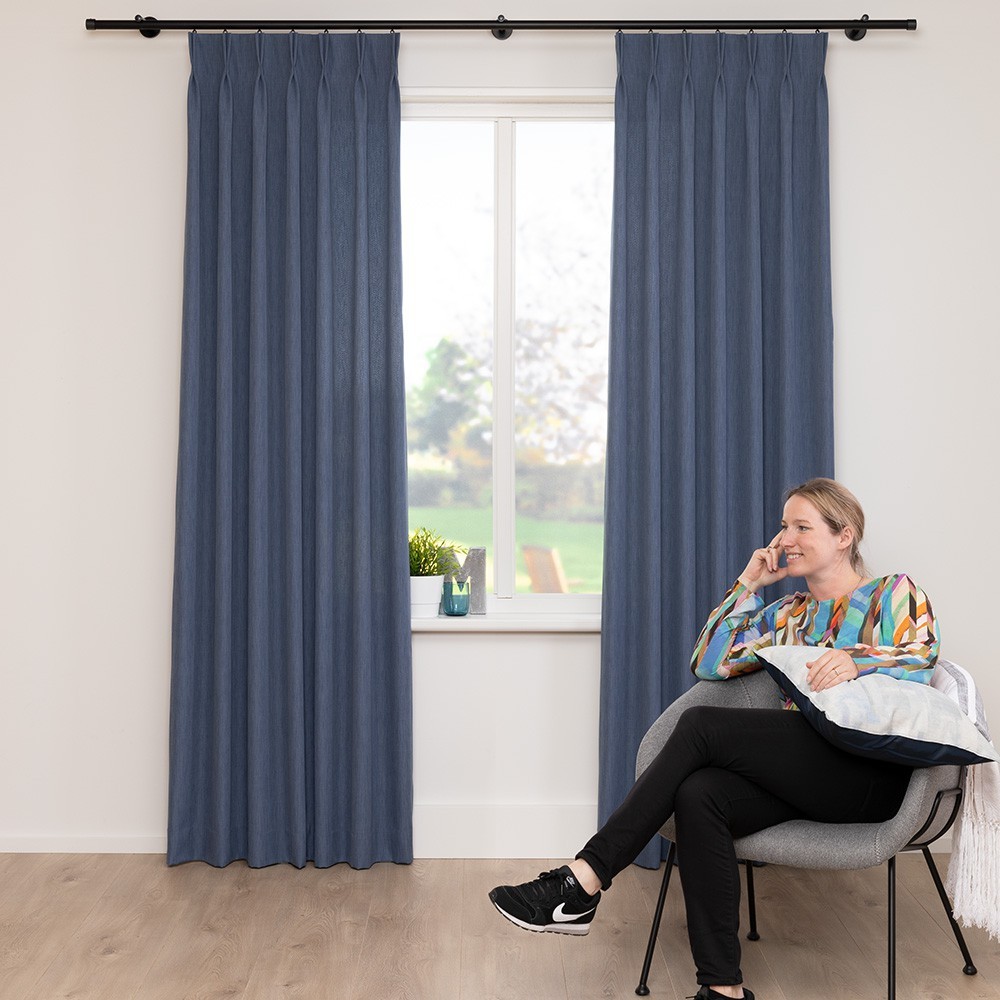 Overgordijn Nuancer Jeansblauw 04
