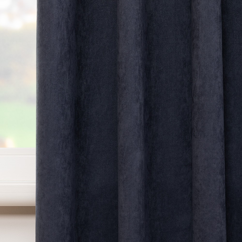 Overgordijn Charming Donkerblauw 04