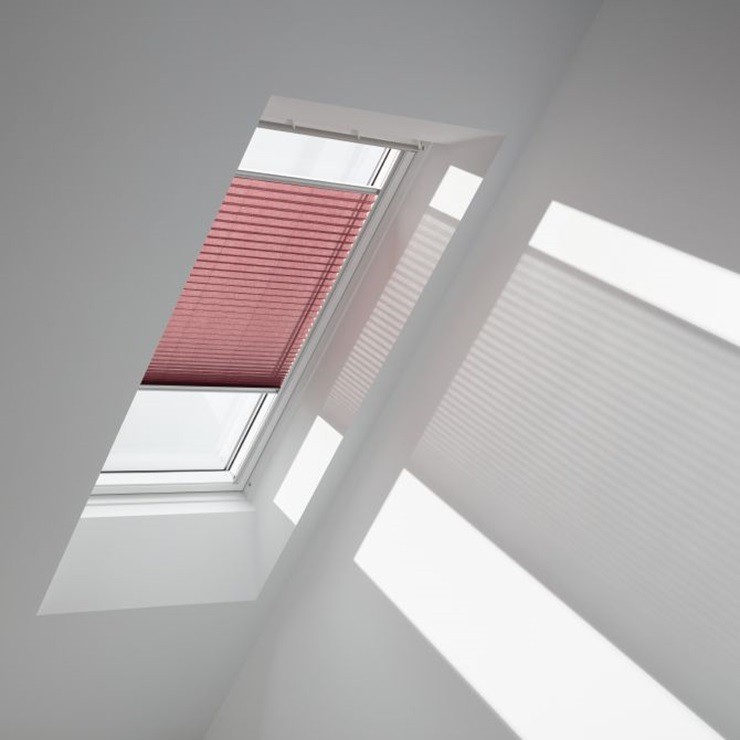 Lichtdoorlatend plisségordijn