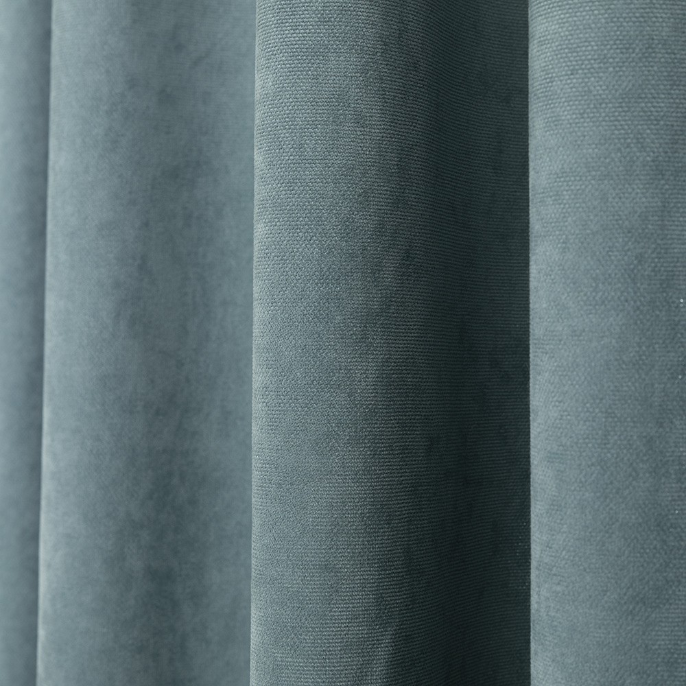 Overgordijn Charming Aqua blauw 42