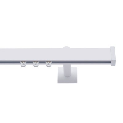 Gordijnrail Varius 40x15 mm wit