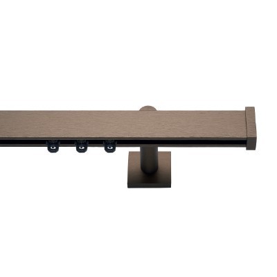 Gordijnrail Varius 40x15 mm brons brush