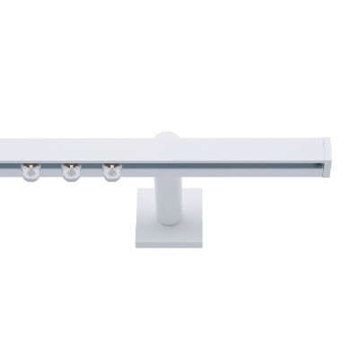 Gordijnrail Varius 20x20 mm wit