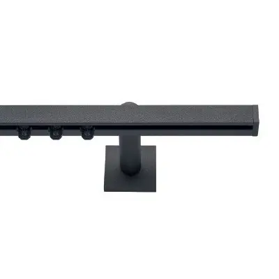 Gordijnrail Varius 20x20 mm antraciet