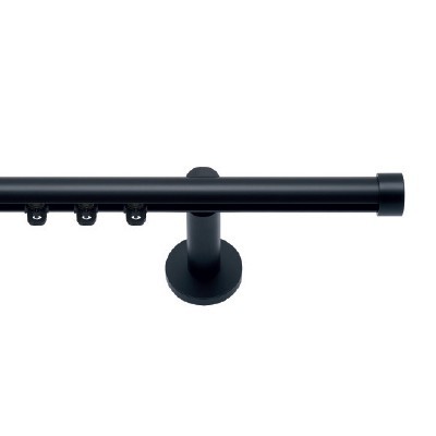 Gordijnrail Varius 20 mm zwart mat