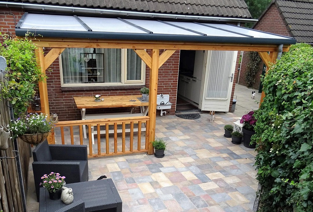 Houten overkapping