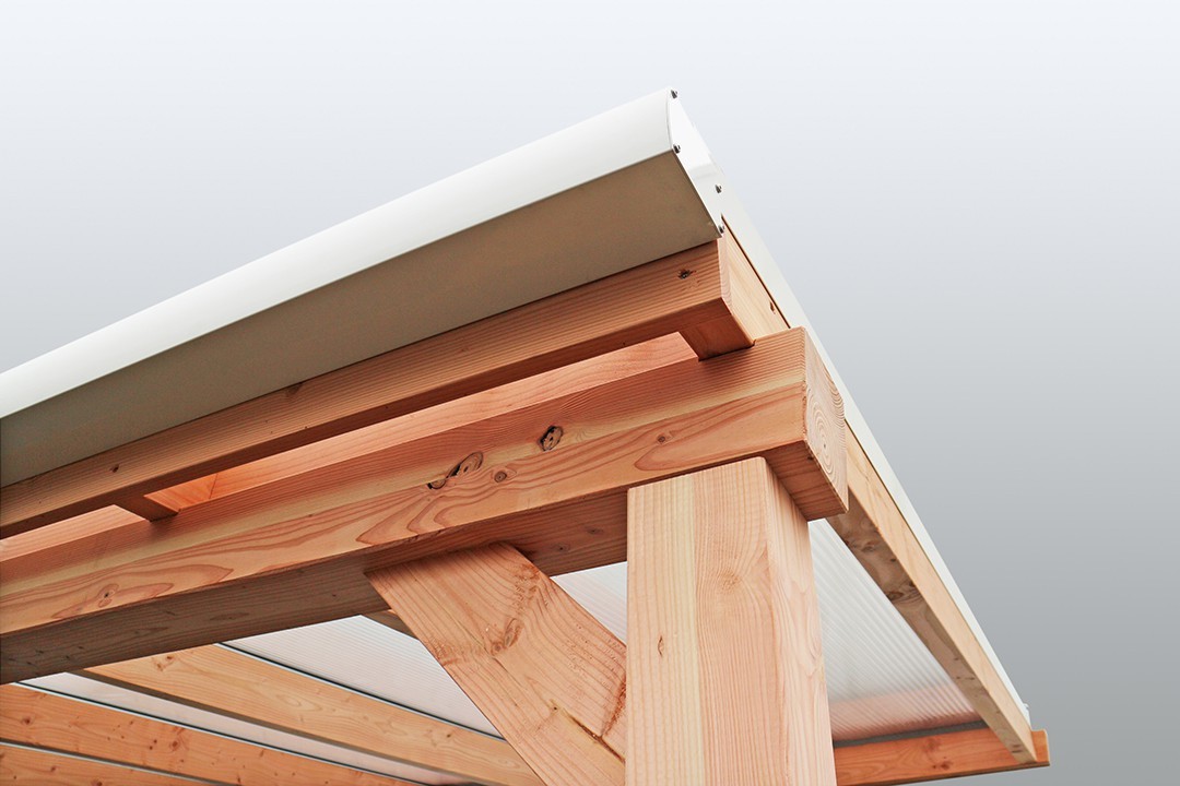 Houten overkapping