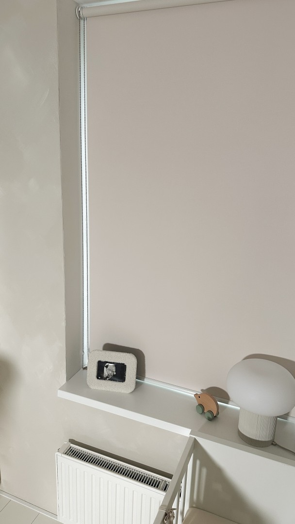 @anknook Solano Rolgordijn standaard | Verduisterend | Stofkleur: Cremewit | Systeemkleur: Wit