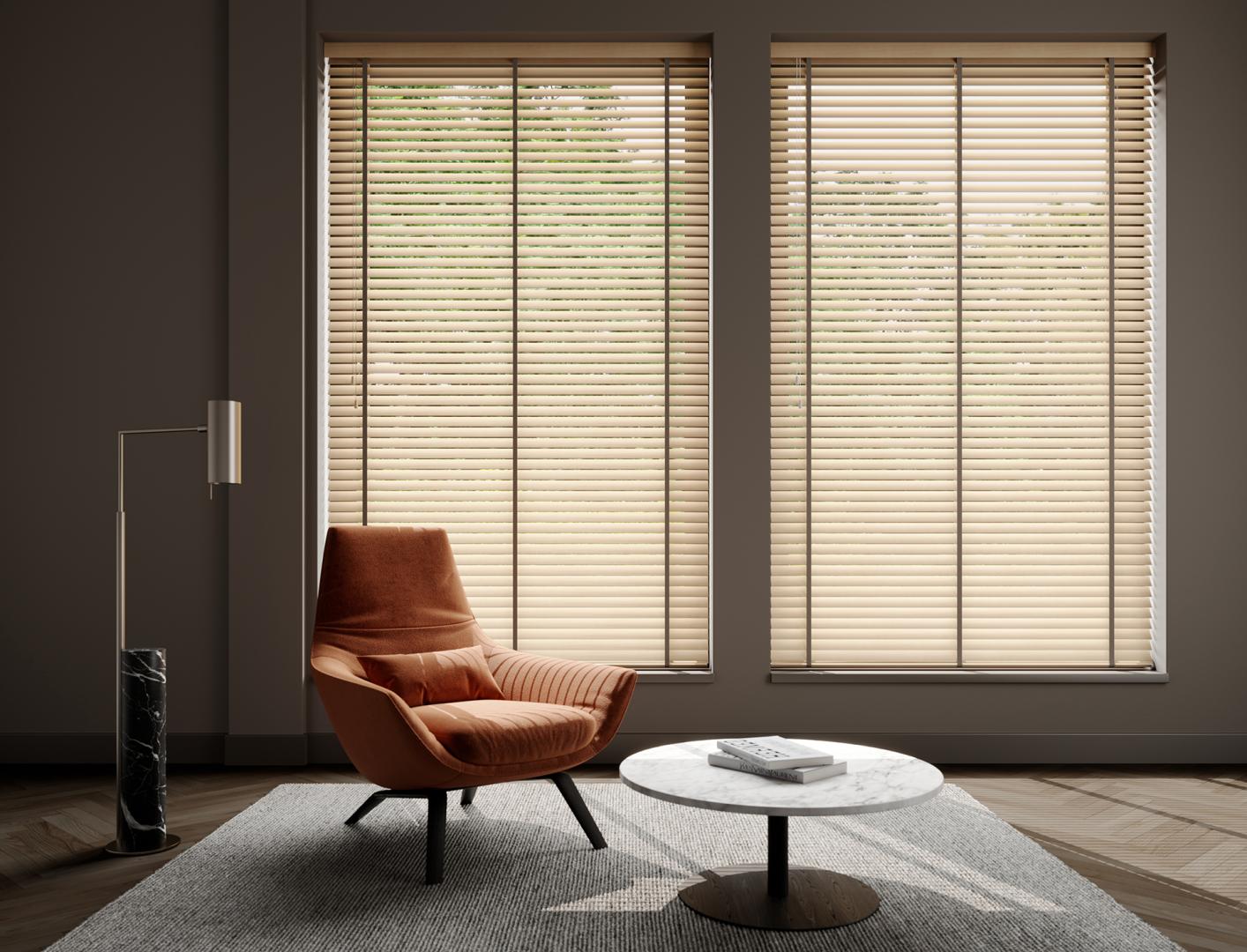 Houten jaloezie 50 mm Premium - Kleur 6038