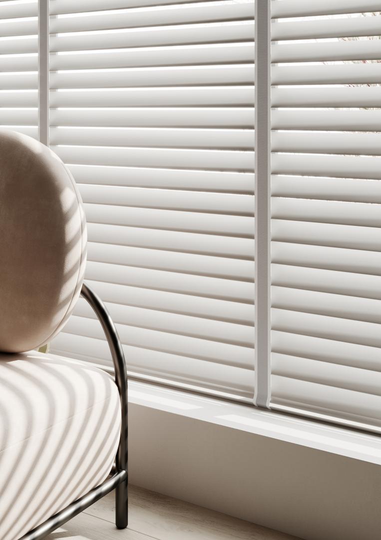 Houten jaloezie 50 mm Premium - Kleur 6013