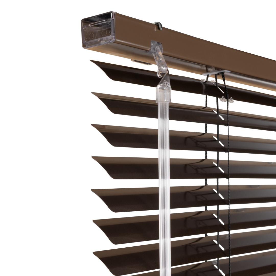 Solano aluminium jaloezie 25 mm | Lamelkleur: Brons metallic 7023
