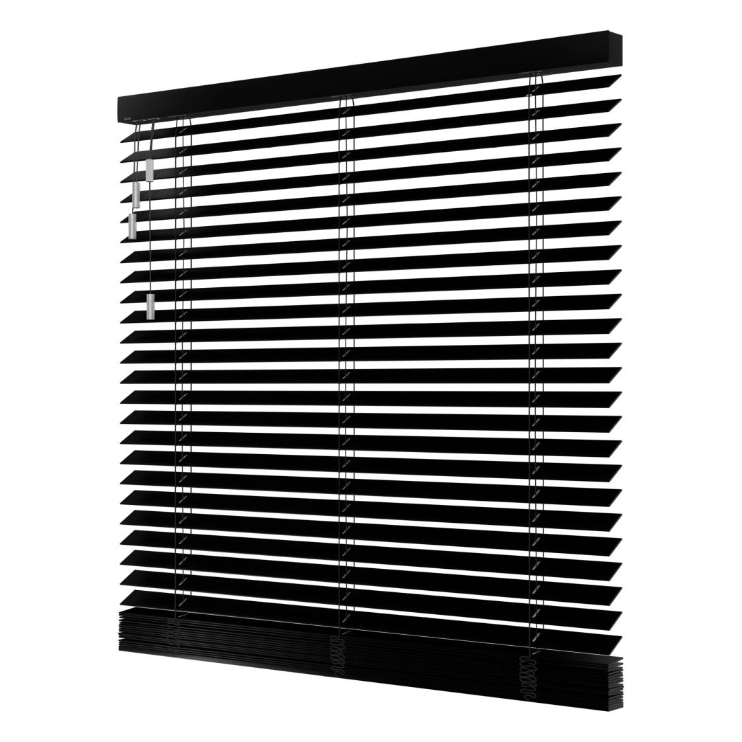 Verano Houten Jaloezieën - 50 mm - Voorzijde - 30.1002 - Koord&Stang bediening