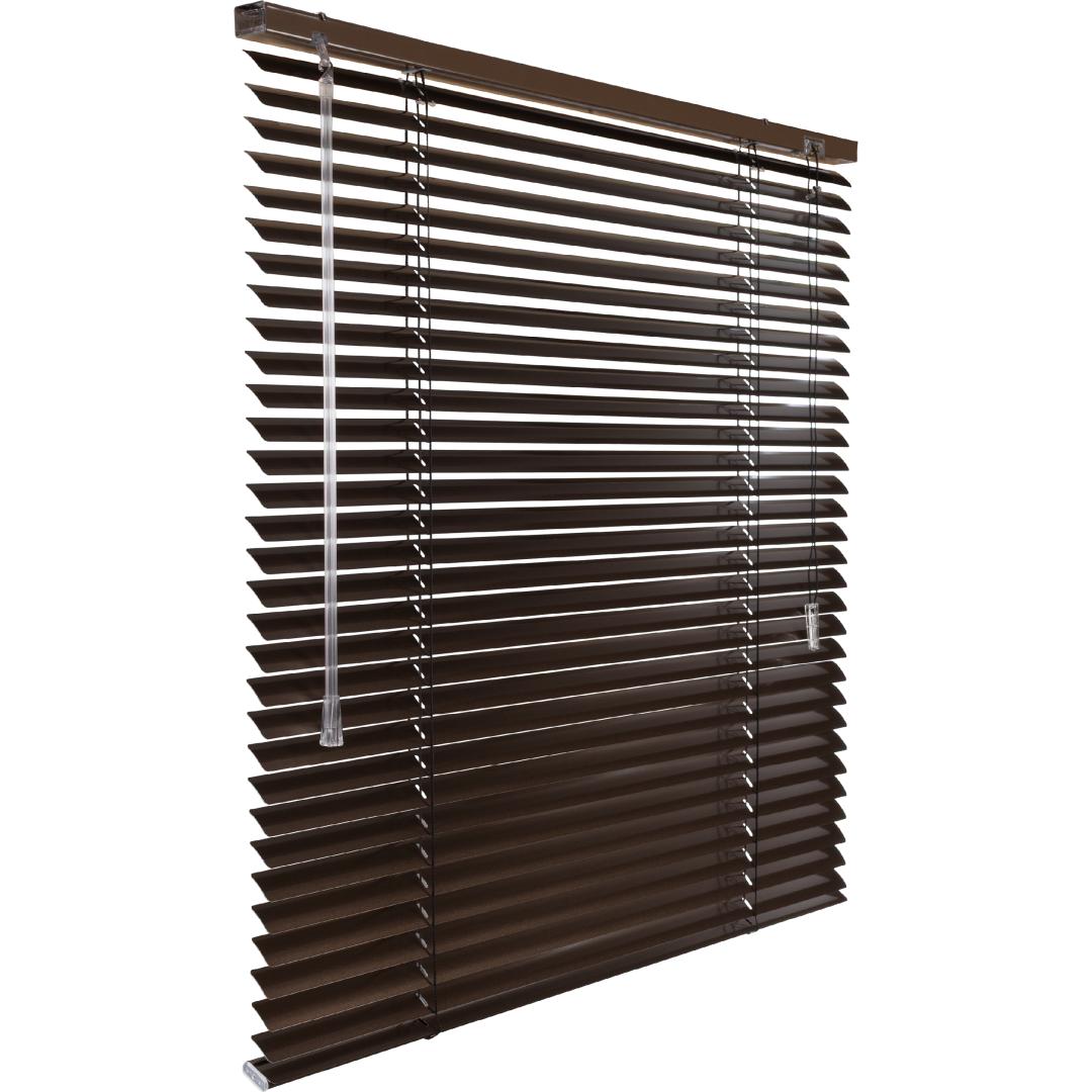 Solano aluminium jaloezie 25 mm | Lamelkleur: Brons metallic 7023