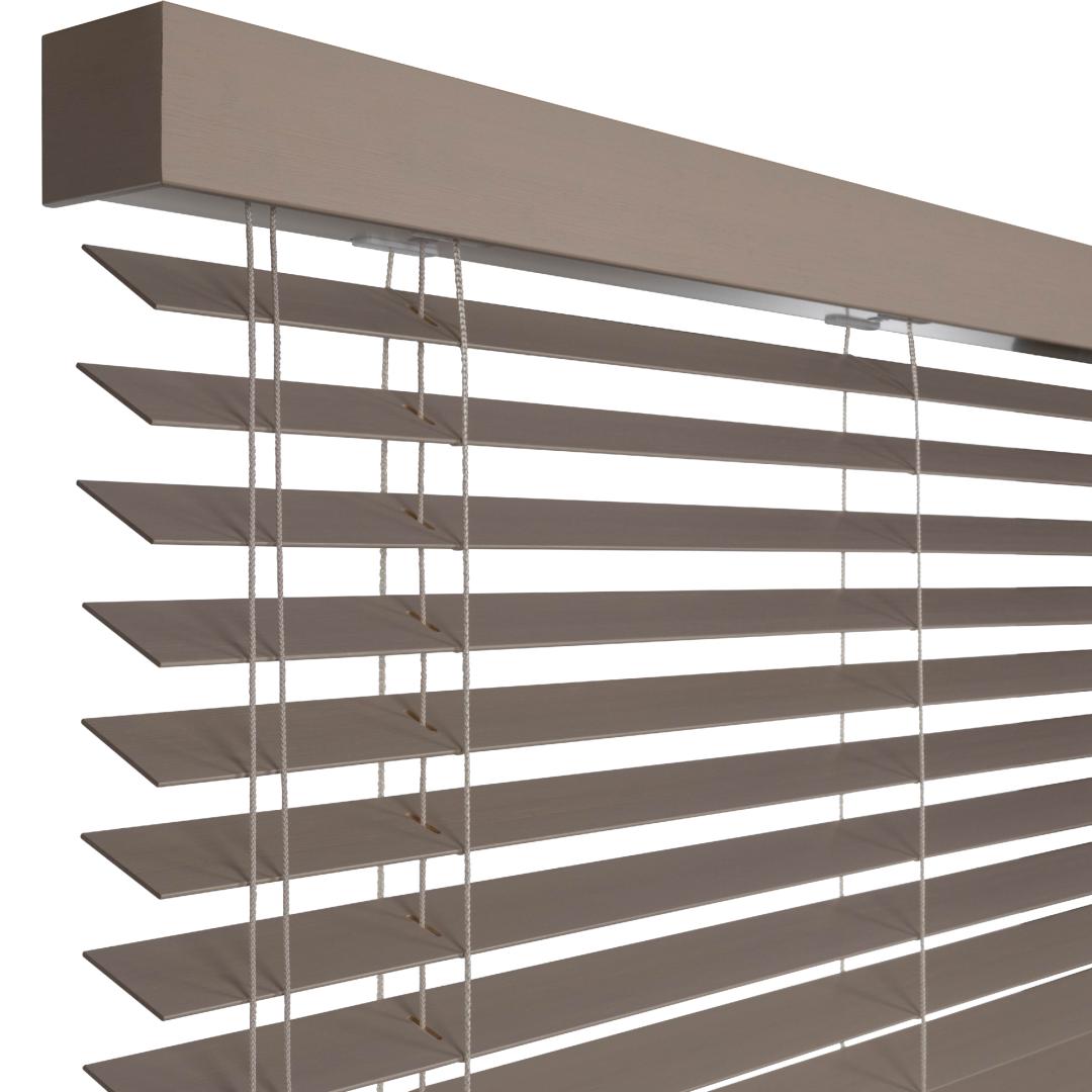 Solano Premium houten jaloezie 50 mm | 6027 Bamboe vanille