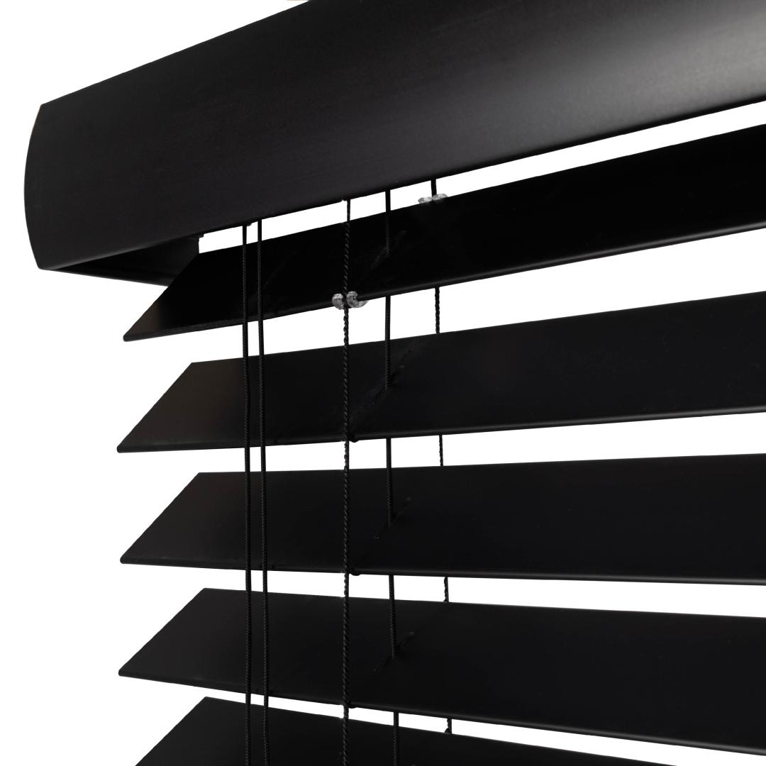 Solano houten jaloezie 50mm | 1606 met ladderkoord