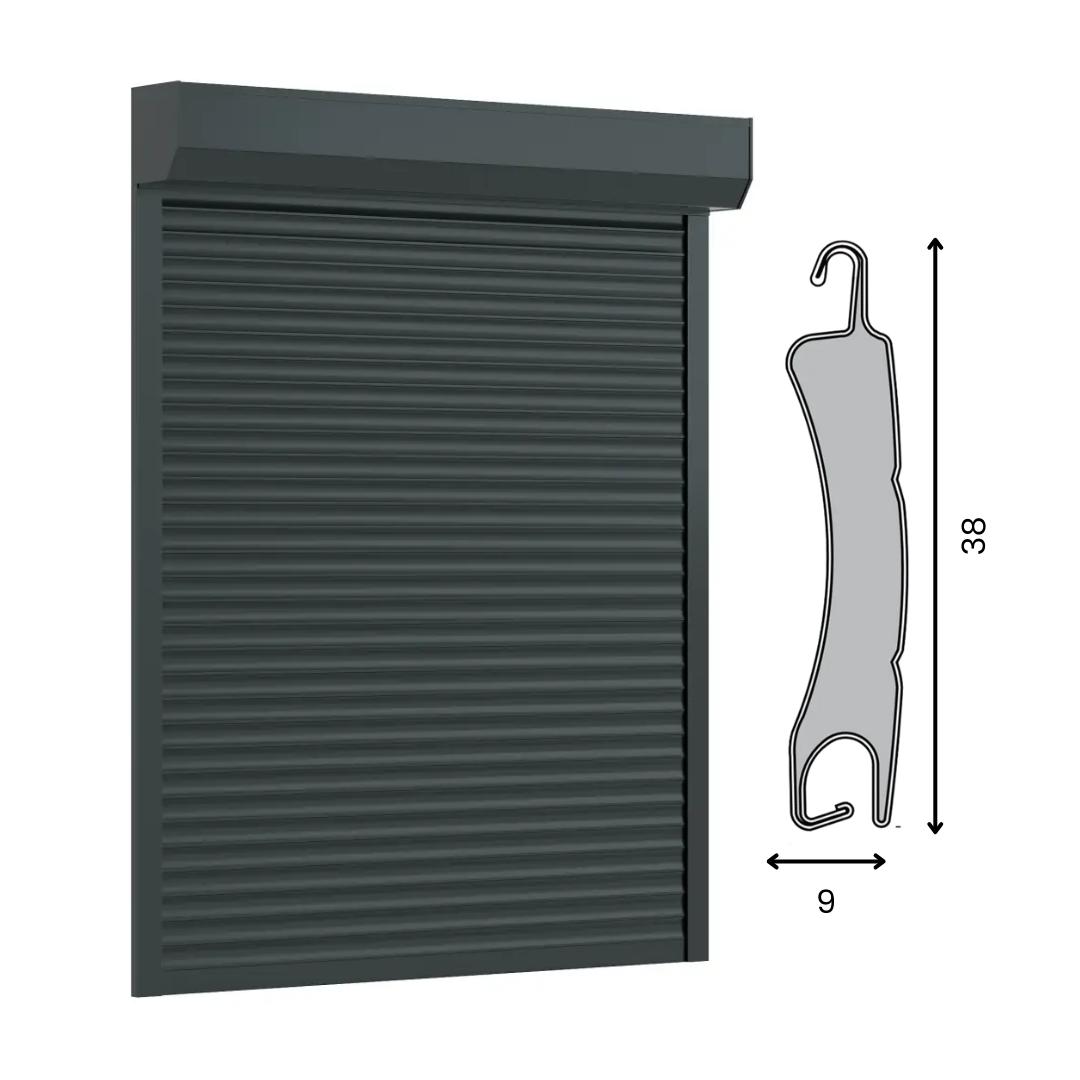 Heroal rolluik RS38 (Mini E)