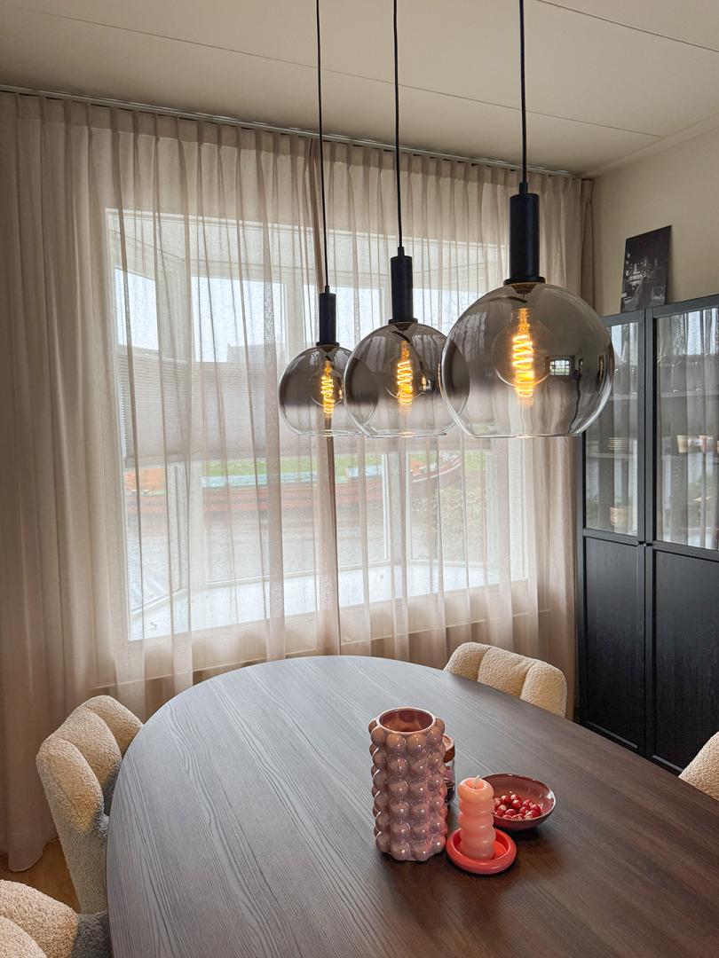 A House Of Happiness Gordijnen | Stofkleur: Maran 22 Zand | Gordijntype: Geplooid