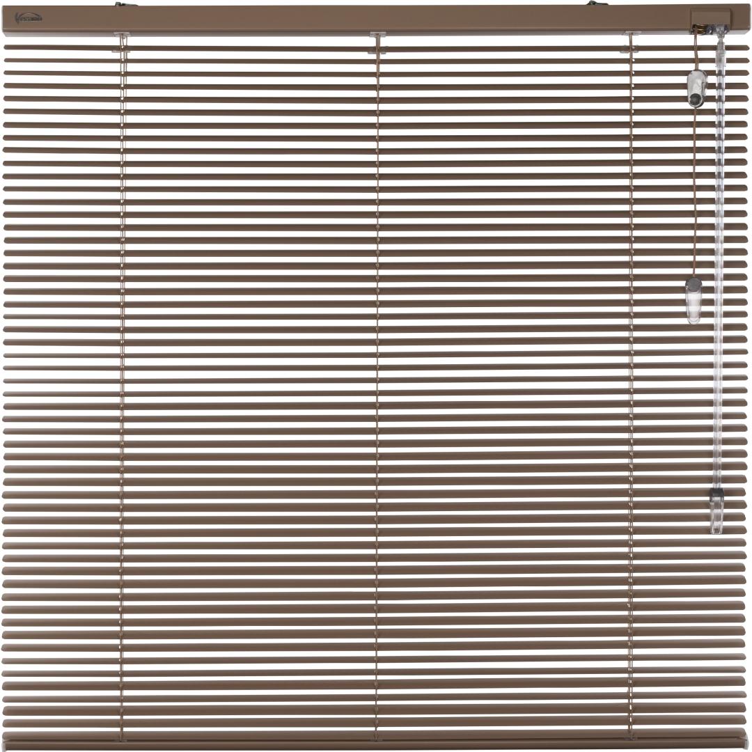 Verano aluminium jaloezie 16mm | Lamelkleur: 10.2456 Karamel zijdeglans | Bediening: tuimelstang/koordsysteem