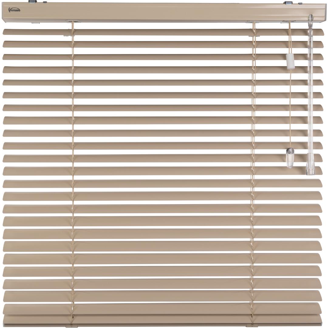 Verano® aluminium jaloezie 35 mm | Kleur: Champagne hoogglans 10.2355 | Bediening: tuimelstang/koordsysteem