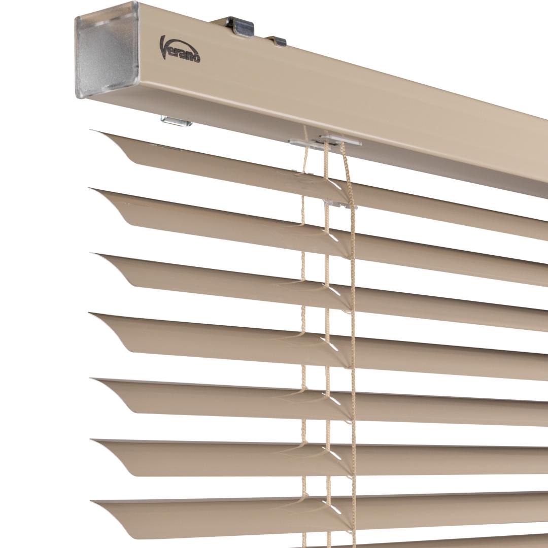 Verano® aluminium jaloezie 35 mm | Kleur: Champagne hoogglans 10.2355 | Bediening: tuimelstang/koordsysteem