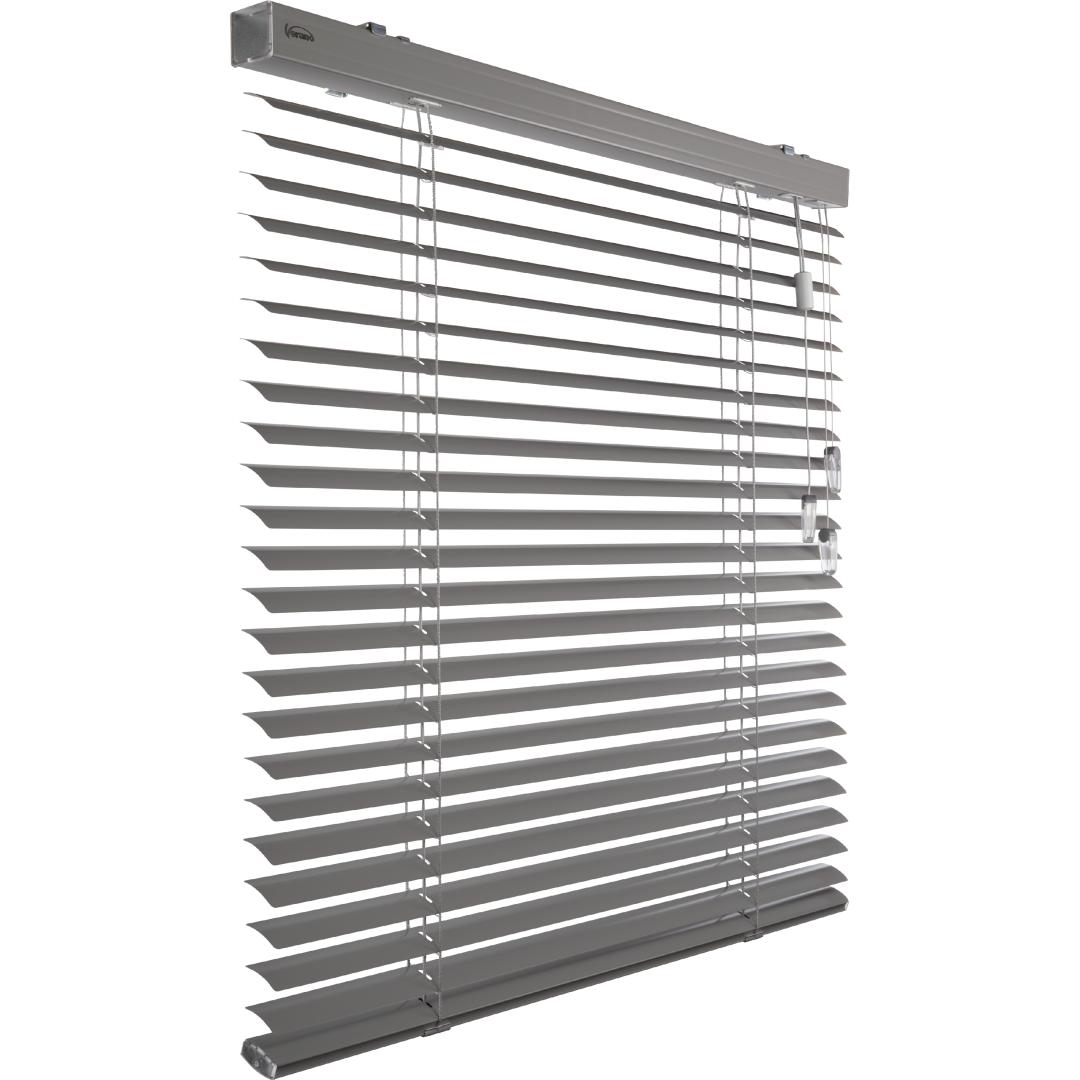 Verano® aluminium jaloezie 35 mm | Kleur: Kleigrijs zijdeglans 10.2331 | Koord/koordsysteem