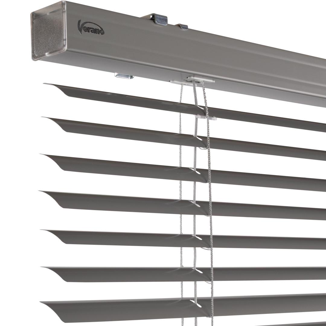 Verano® aluminium jaloezie 35 mm | Kleur: Kleigrijs zijdeglans 10.2331 | Koord/koordsysteem