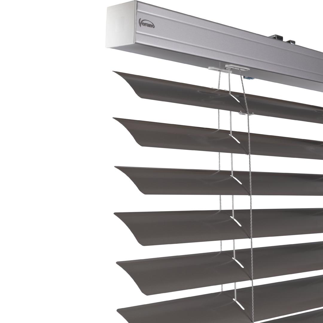 Verano aluminium jaloezie 70 mm | Lamelkleur: Tingrijs zijdeglans 10.2363