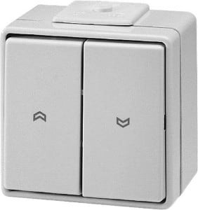 Somfy opbouw drukschakelaar spatwaterdicht
