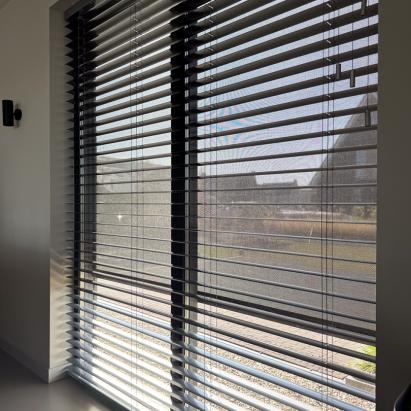 Verano® aluminium jaloezie 70 mm | Lamelkleur: zilver 10.2363